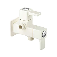 ) Ludo 2 Way Angle Cock With Flange