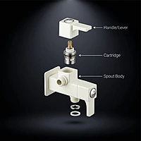 ) Ludo 2 Way Angle Cock With Flange
