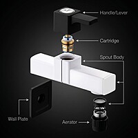 Ludo Pro Long Body Bib Cock With Flange
