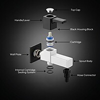 Ludo Pro Bib Cock Nozzle With Flange