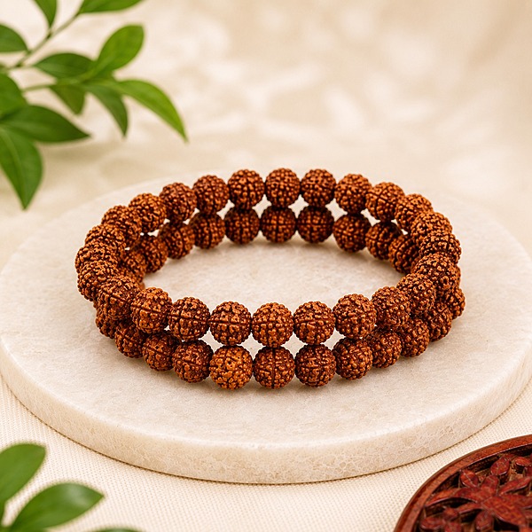 5 Mukhi Rudraksha Bracelet – Natural Nepali Rudraksha