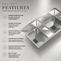 Premium Handmade Double Bowl Sink