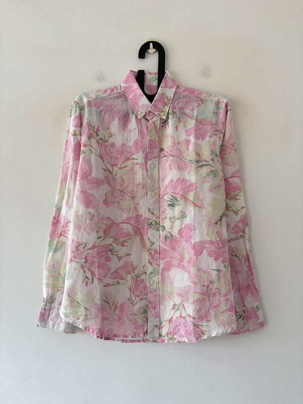 Rose mist printed shirt