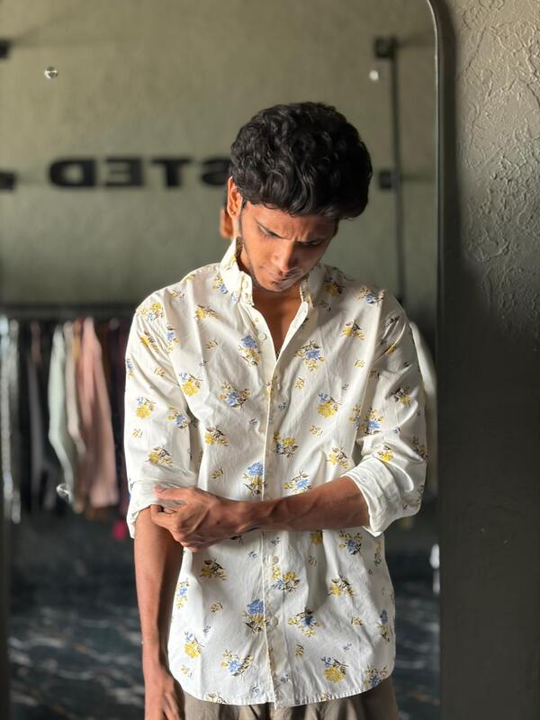 Butter bloom printed shirt