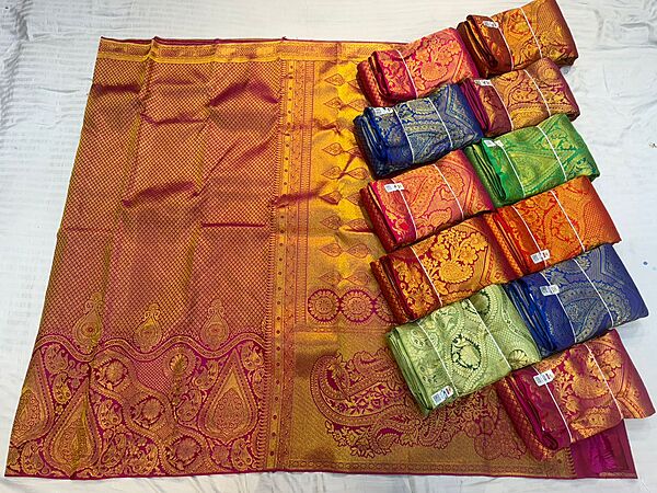 181601 Brocade 100% PURE SILK CERTIFIED