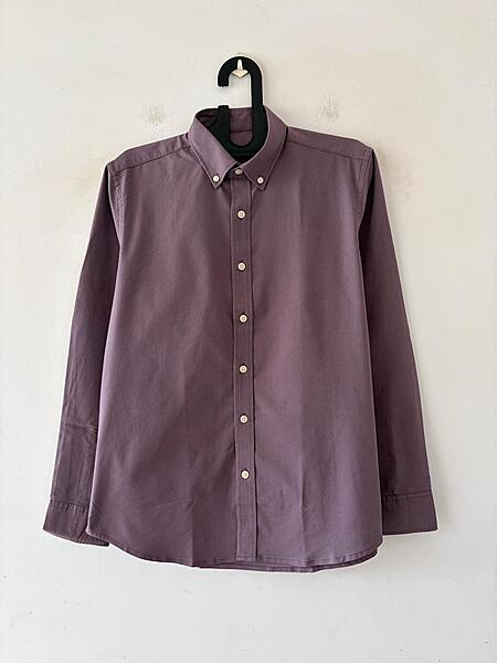 Plum mist oxford shirt