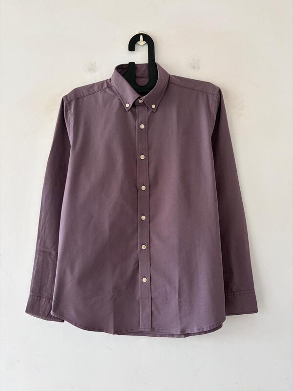Plum mist oxford shirt