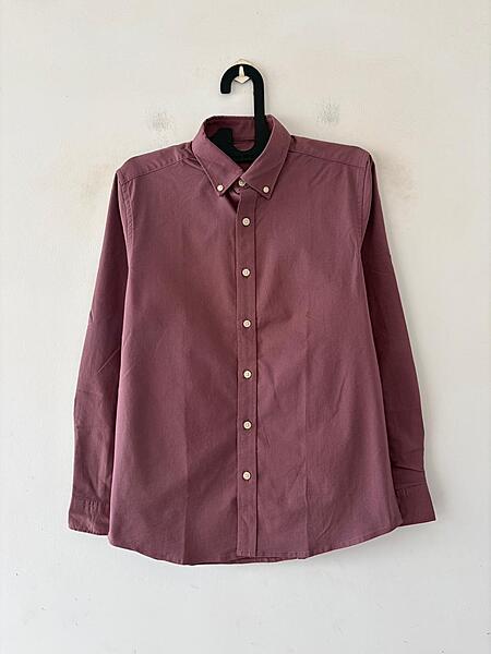 Berry mauve oxford shirt