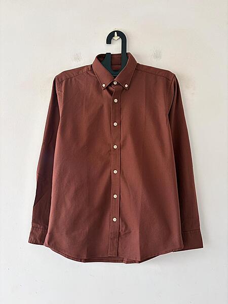 Chestnut tan oxford shirt