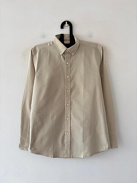 Sandstone beige oxford shirt