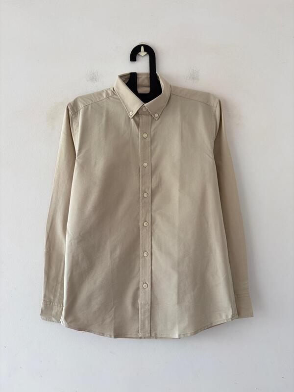 Sandstone beige oxford shirt