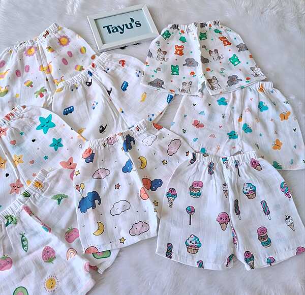 Muslin Shorts Pack of 5 Combo