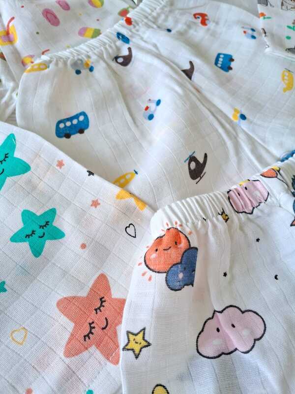 Muslin Shorts Pack of 5 Combo
