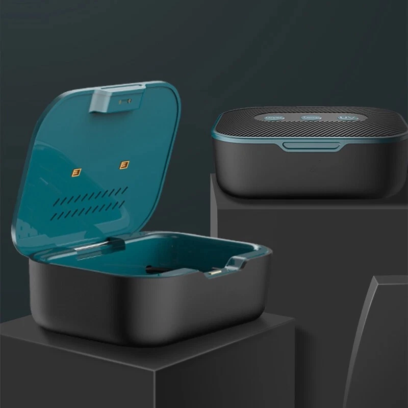 Digital Hearing Aid Dryer & Cleaner – UV Drying Case with Charger