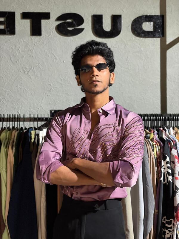 Rose gleam designer shirt