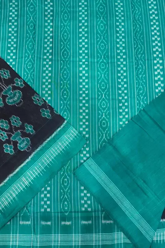 GAMLA BANDHA SAREE-BLACK