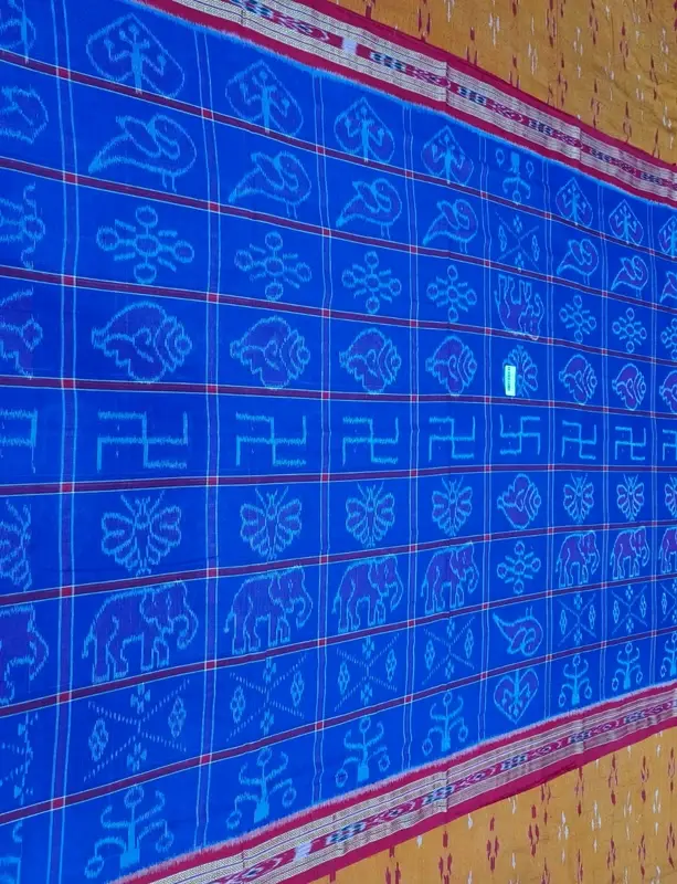 NABAKOTHI MANIBANDHA SAREE-TBLUE