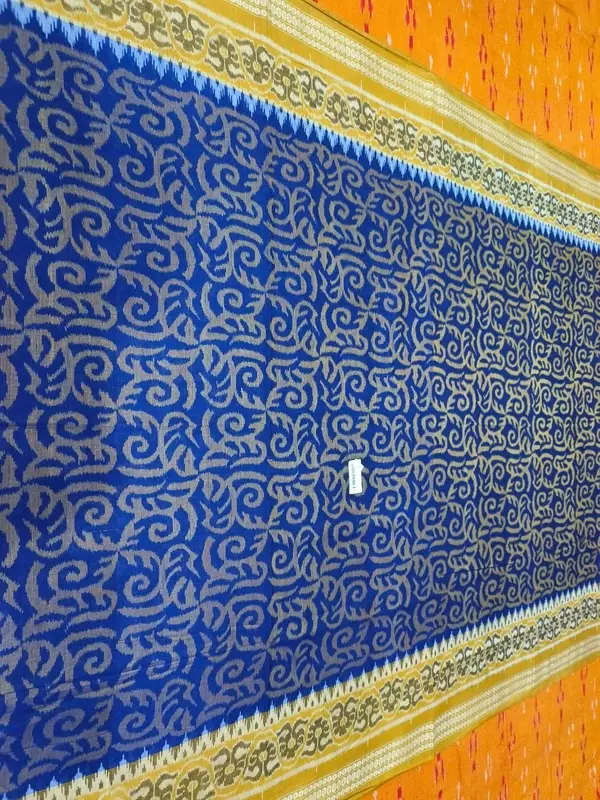 LAHA BANDHA SAREE-BLUE