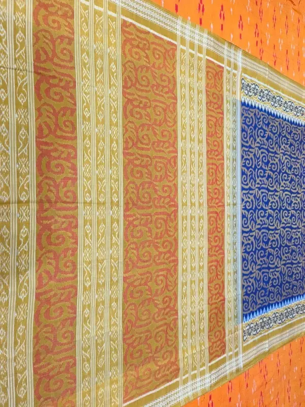 LAHA BANDHA SAREE-BLUE