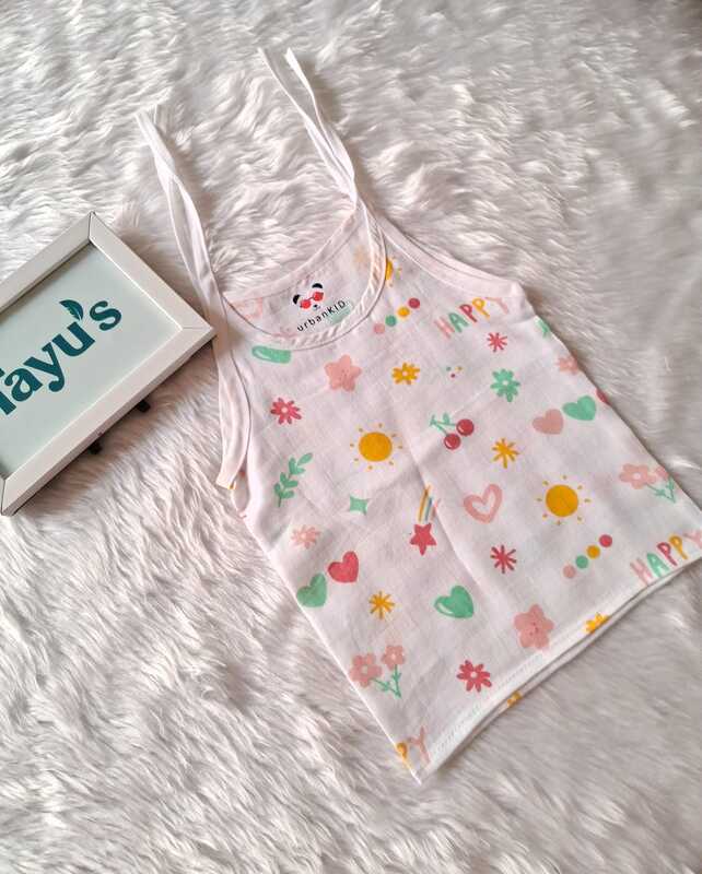 Muslin Knot Jabla Happy Print