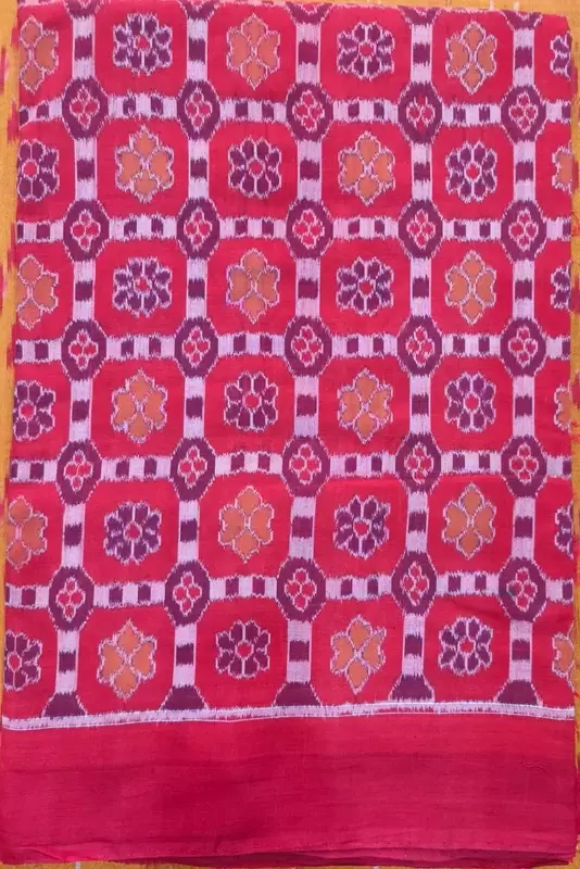 PADMA KUTHI FABRIC-RED