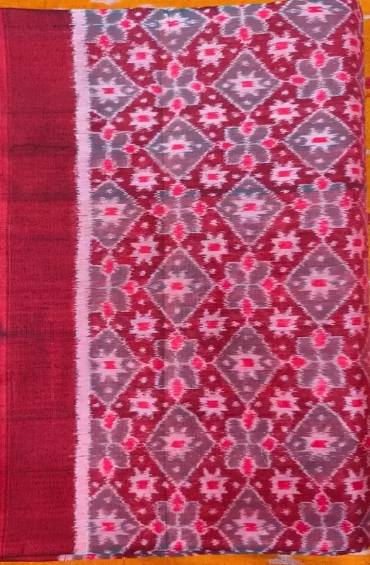 3D MINI STAR BAPTA FABRIC-MAROON