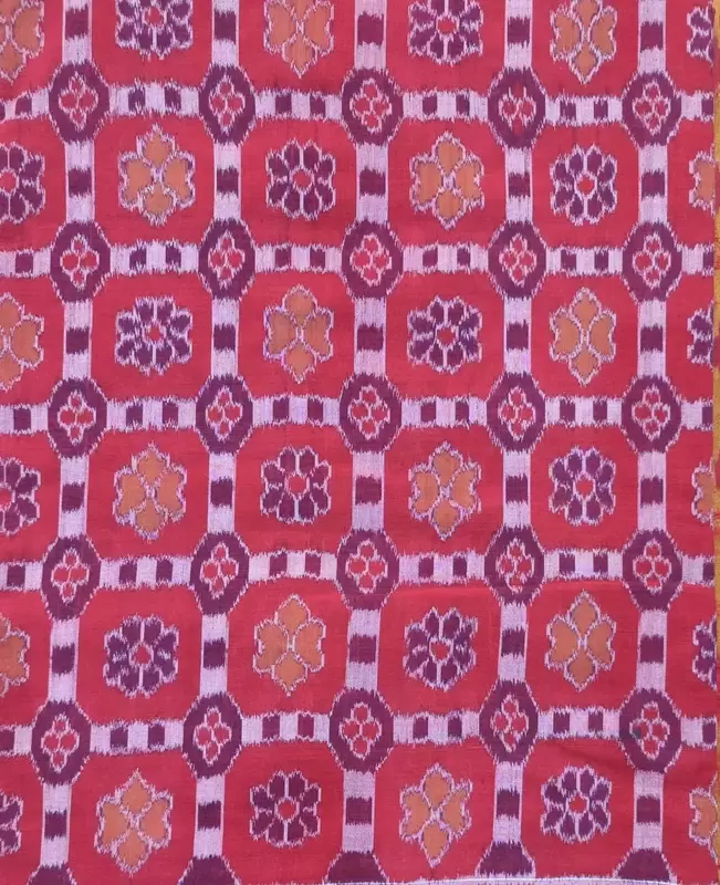 PADMA KUTHI FABRIC-RED