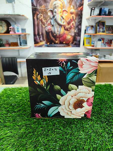 Corrugated cake box 8x8x5 inch