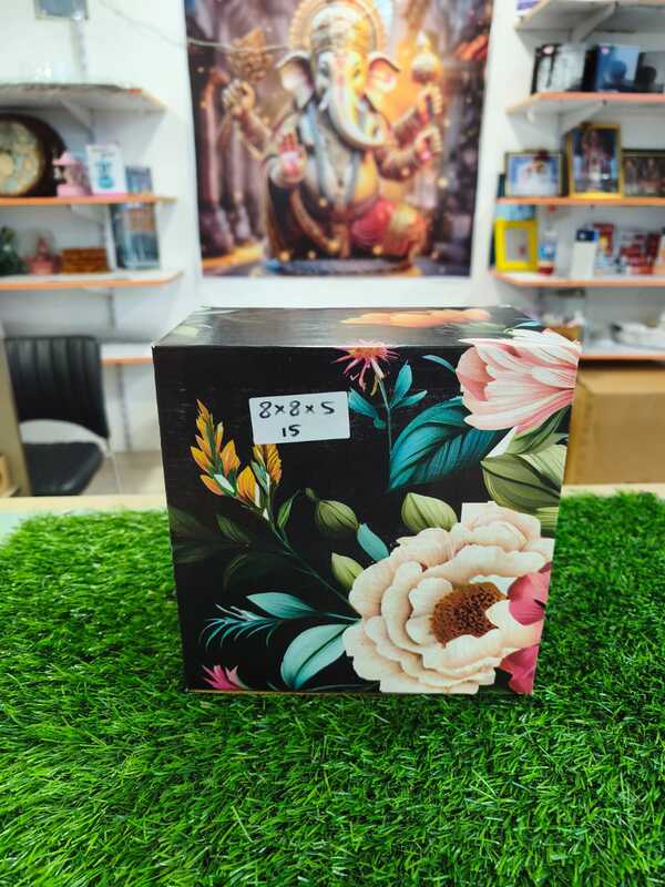 Corrugated cake box 8x8x5 inch