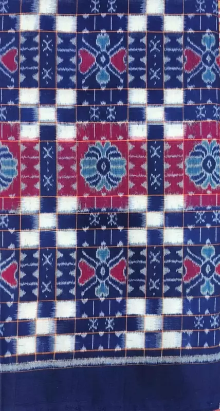 UTKALALAXMI SAKTA FABRIC-BLUE