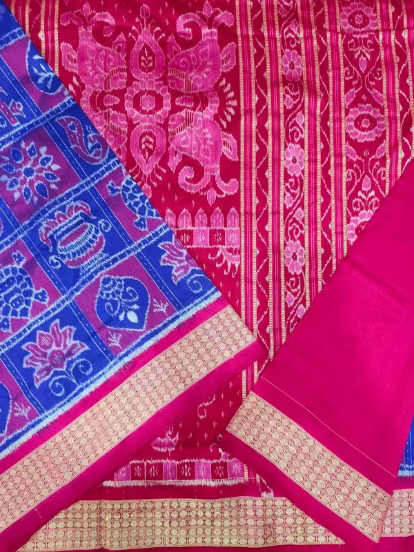 NABAKOTHI SILK SAREE-BLUE