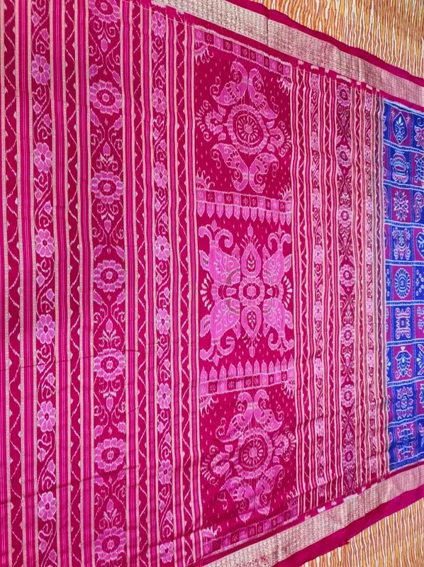 NABAKOTHI SILK SAREE-BLUE