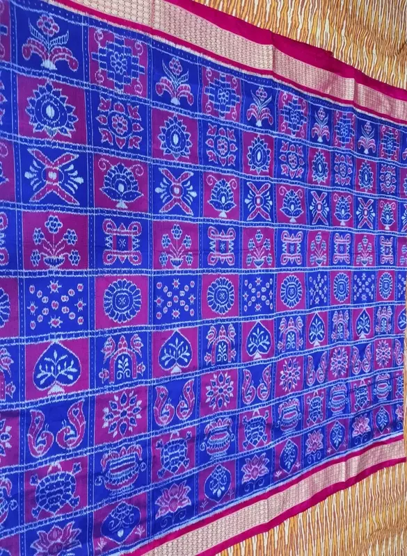 NABAKOTHI SILK SAREE-BLUE