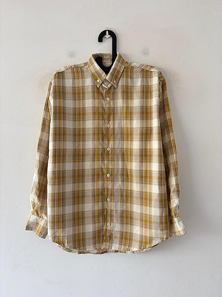 Sun yellow check shirt