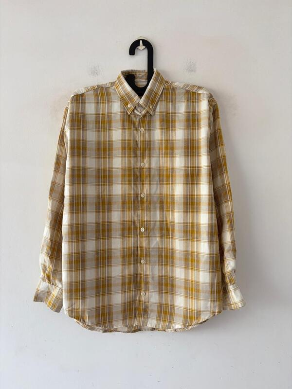 Sun yellow check shirt