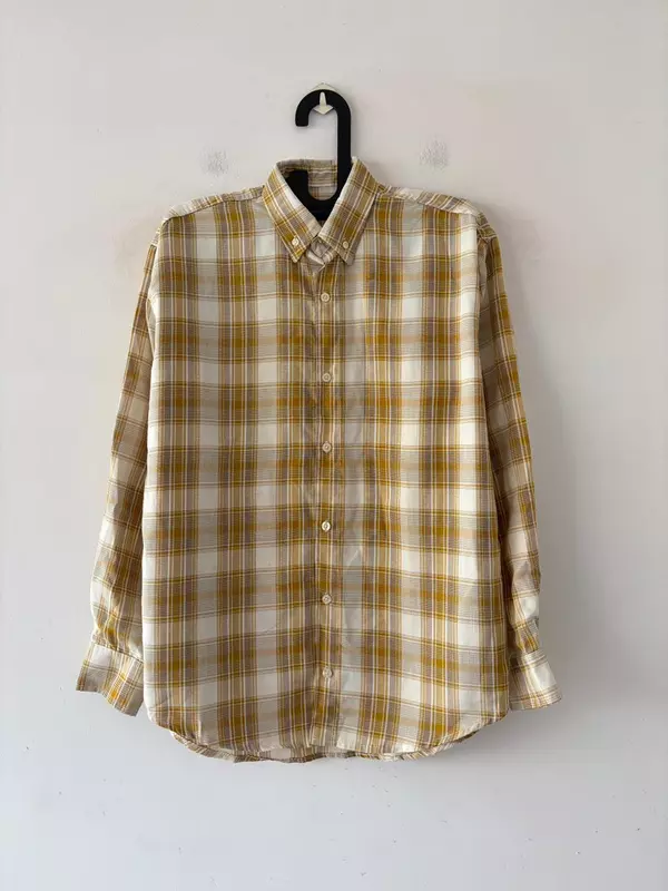 Sun yellow check shirt