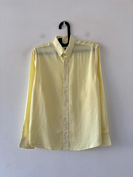 Lemon zest linen shirt