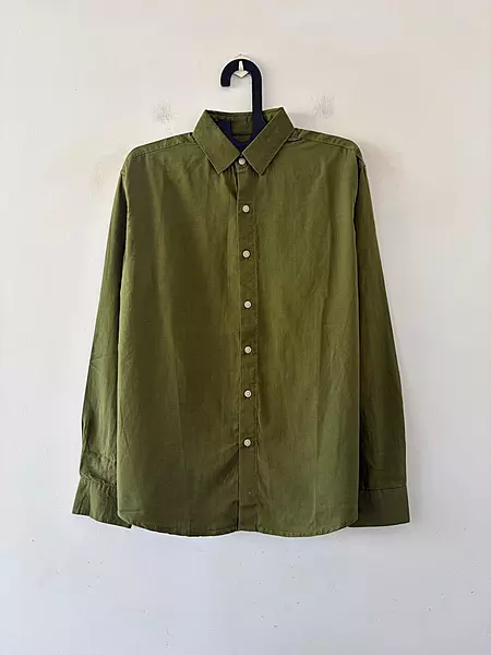 Olive grove linen shirt