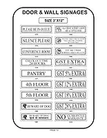 SS NAME PLATE 3*12
