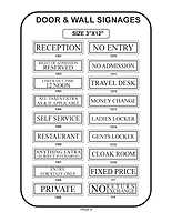 SS NAME PLATE 3*12