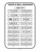 SS NAME PLATE 3*12