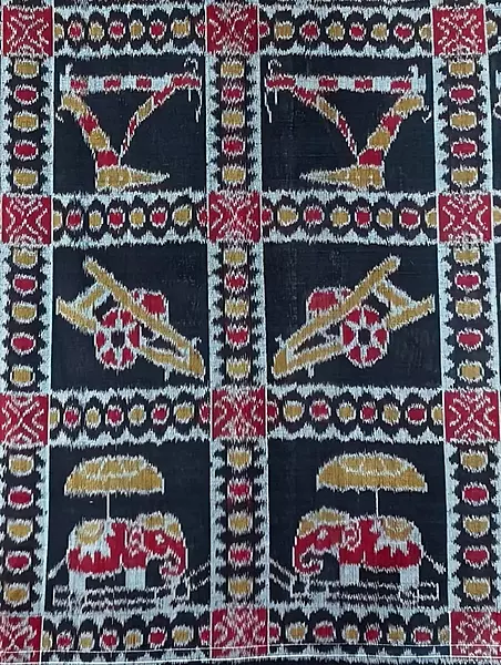 SAGADAGADI BANDHA FABRIC-BLACK