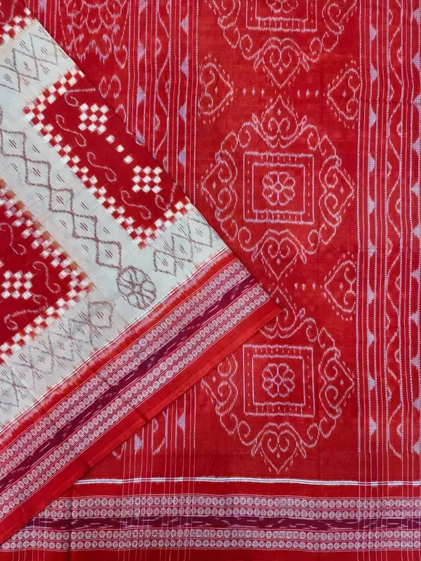 Box Sakta Saree-Orange