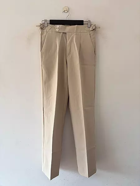 Cream gurkha pants