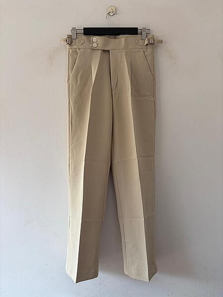 Almond gurkha pants