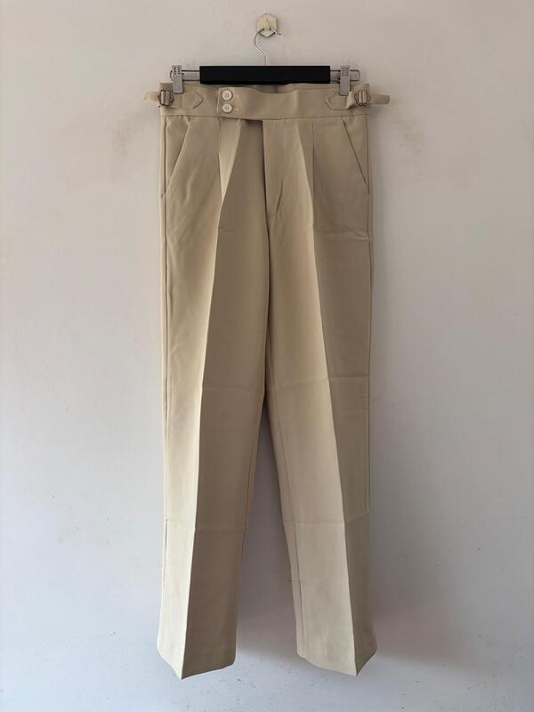 Almond gurkha pants