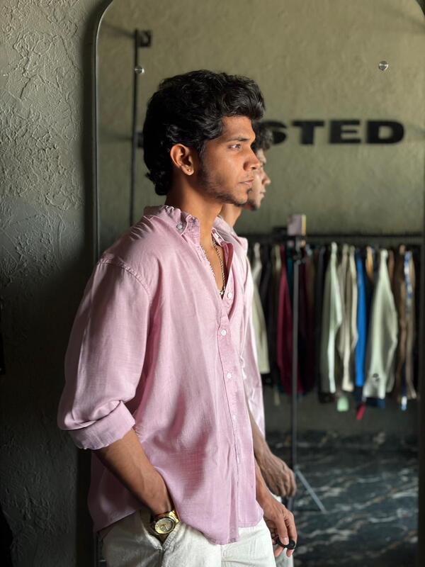 Rosewood linen shirt