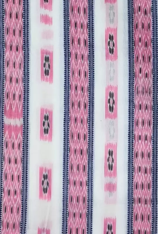 Box Kangala Maniabandha Fabric-White~pink