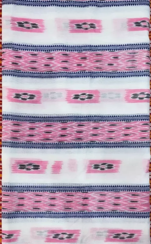 Box Kangala Maniabandha Fabric-White~pink