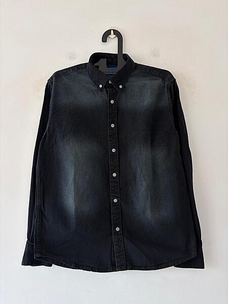 Ash faded denim shirt